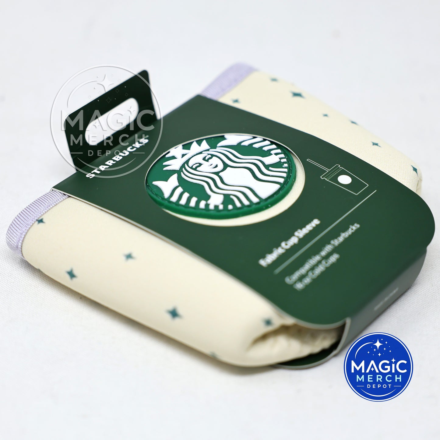 COMBO 16 oz + 24 oz 2026 Starbucks Summertime Castle Mickey Ear Cup Sleeves