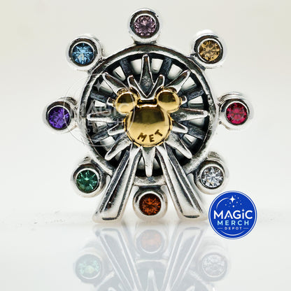 New 2026 Disney Parks Exclusive Mickey’s Fun Ferris Wheel Colorful Pandora Charm