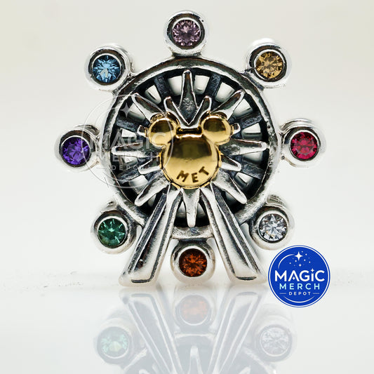 New 2026 Disney Parks Exclusive Mickey’s Fun Ferris Wheel Colorful Pandora Charm