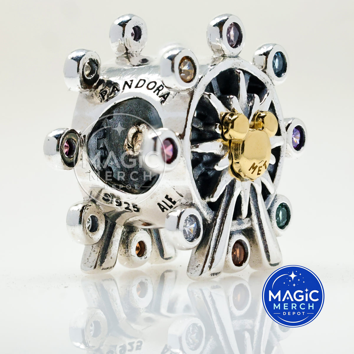 New 2026 Disney Parks Exclusive Mickey’s Fun Ferris Wheel Colorful Pandora Charm
