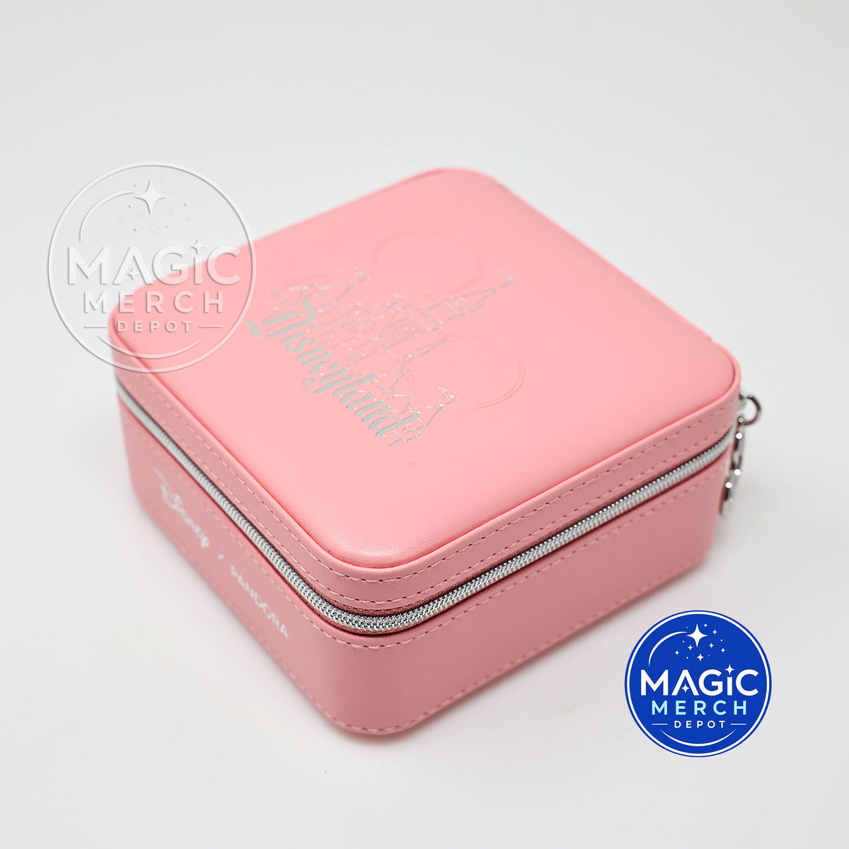 Pandora x Disneyland Pink Travel Jewelry Box Park Exclusive Disneyland New NIB