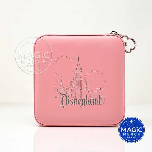 Pandora x Disneyland Pink Travel Jewelry Box Park Exclusive Disneyland New NIB
