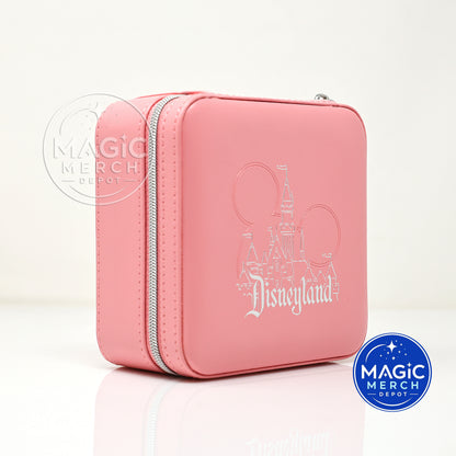 Pandora x Disneyland Pink Travel Jewelry Box Park Exclusive Disneyland New NIB