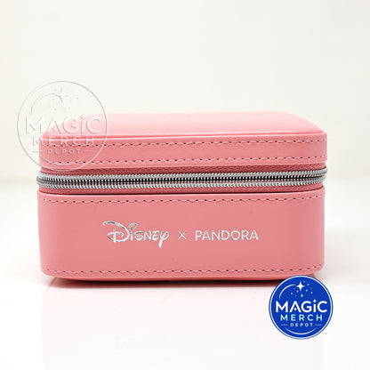 Pandora x Disneyland Pink Travel Jewelry Box Park Exclusive Disneyland New NIB