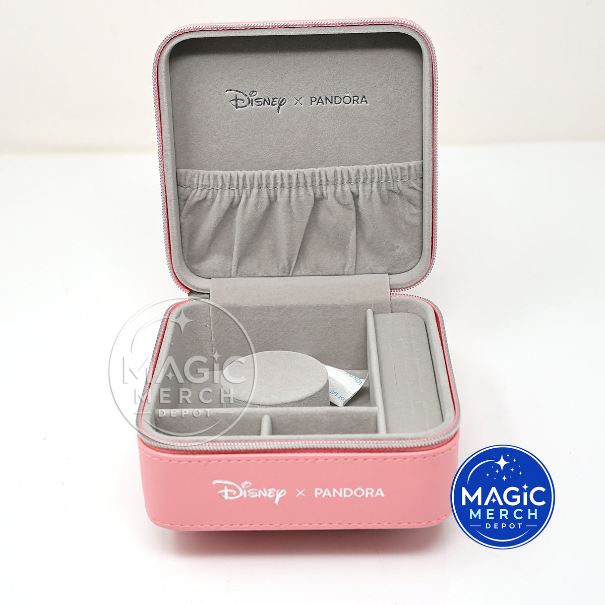 Pandora x Disneyland Pink Travel Jewelry Box Park Exclusive Disneyland New NIB