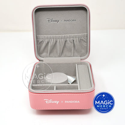 Pandora x Disneyland Pink Travel Jewelry Box Park Exclusive Disneyland New NIB