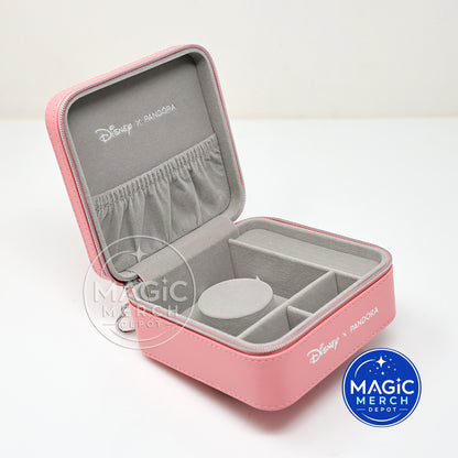 Pandora x Disneyland Pink Travel Jewelry Box Park Exclusive Disneyland New NIB