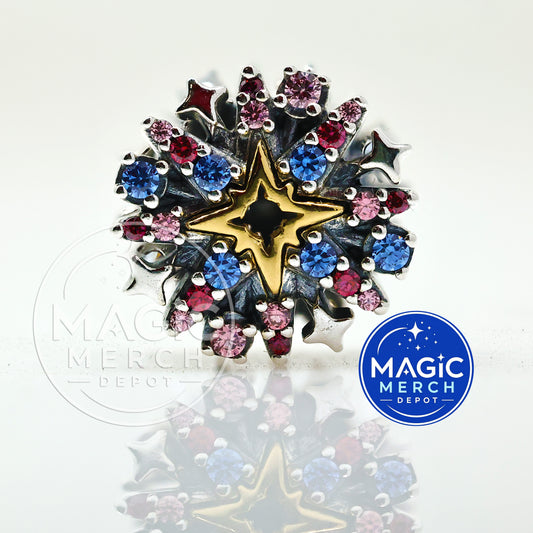Disney Parks 2026 America Fireworks Show Charm by Pandora NIB