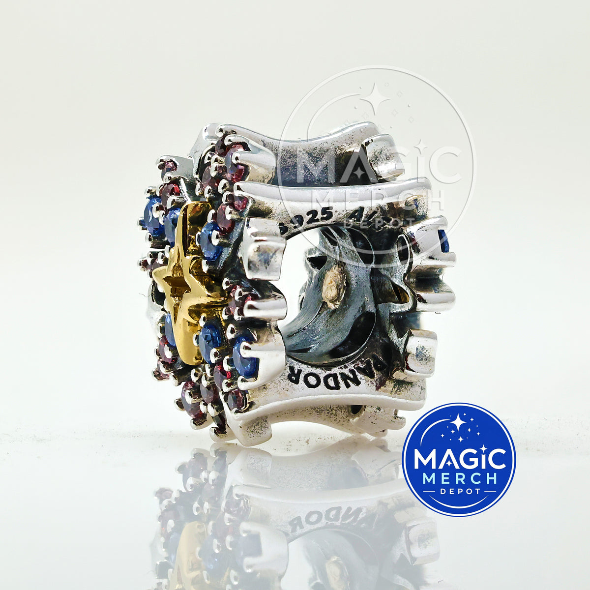 Disney Parks 2026 America Fireworks Show Charm by Pandora NIB