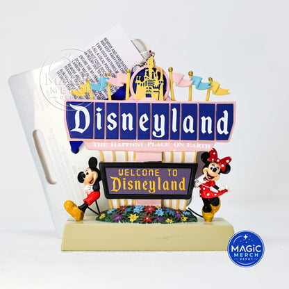 🏰 New Disneyland Resort Mickey & Minnie Light Up Entrance Marquee Ornament
