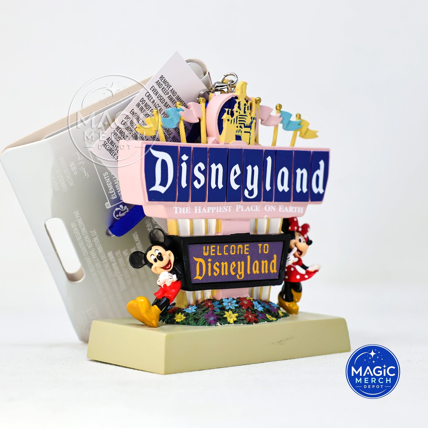 🏰 New Disneyland Resort Mickey & Minnie Light Up Entrance Marquee Ornament