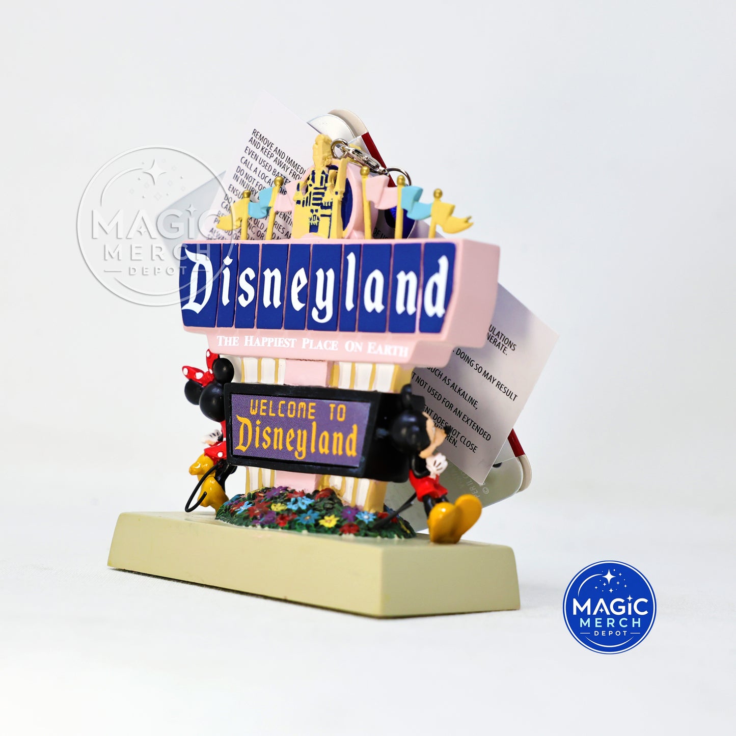 🏰 New Disneyland Resort Mickey & Minnie Light Up Entrance Marquee Ornament
