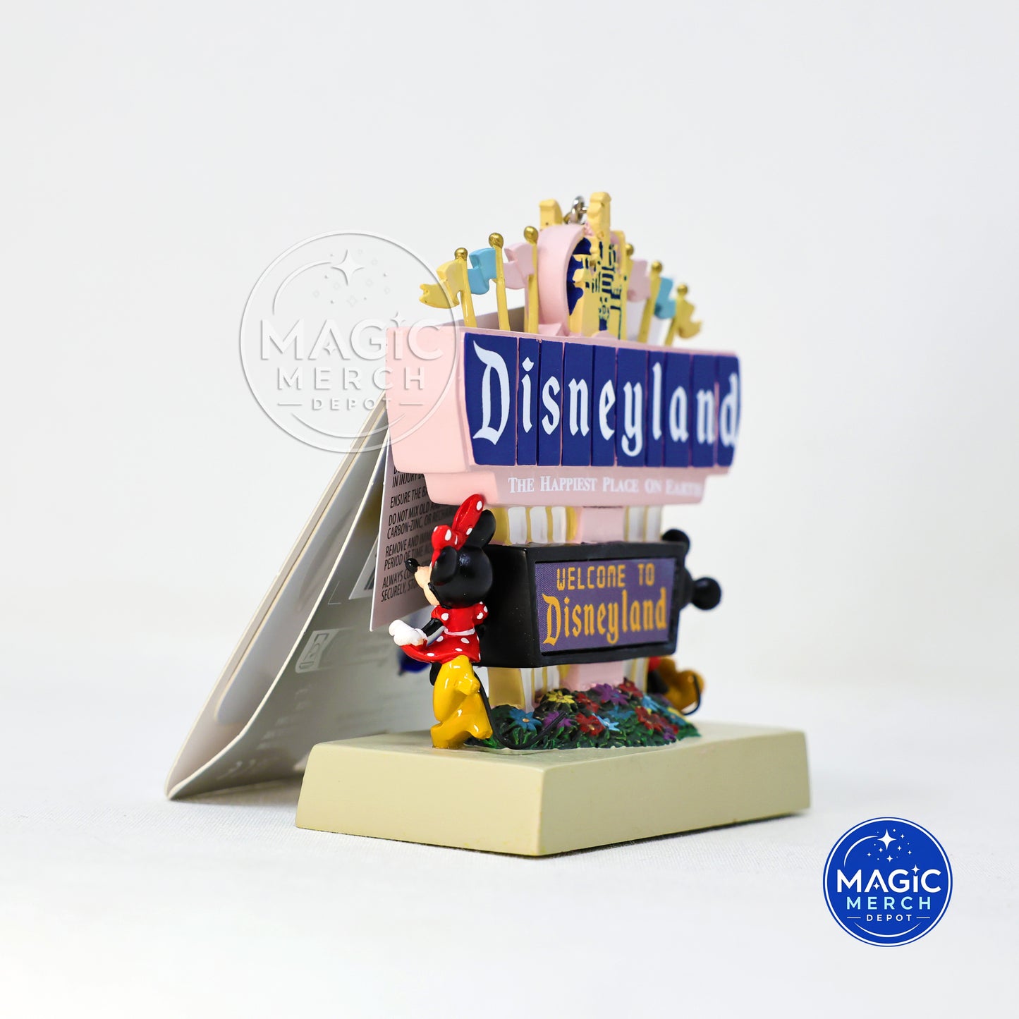 🏰 New Disneyland Resort Mickey & Minnie Light Up Entrance Marquee Ornament