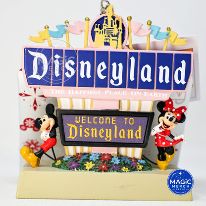 🏰 New Disneyland Resort Mickey & Minnie Light Up Entrance Marquee Ornament