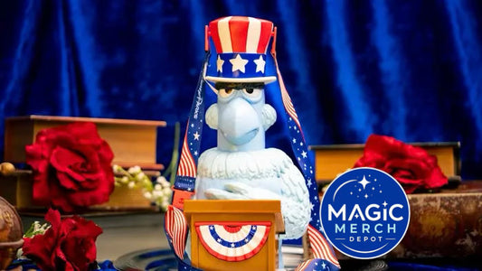 In Hand Disney Patriotic Sam Eagle Popcorn Bucket The Muppets BUBBLE WRAPPED