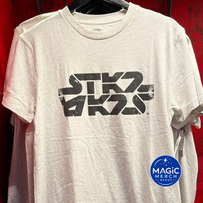 Disney Parks STAR WARS Logo AUREBESH White T-Shirt New 2026 ALL SIZES