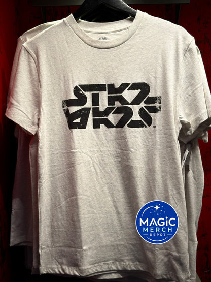 Disney Parks STAR WARS Logo AUREBESH White T-Shirt New 2026 ALL SIZES