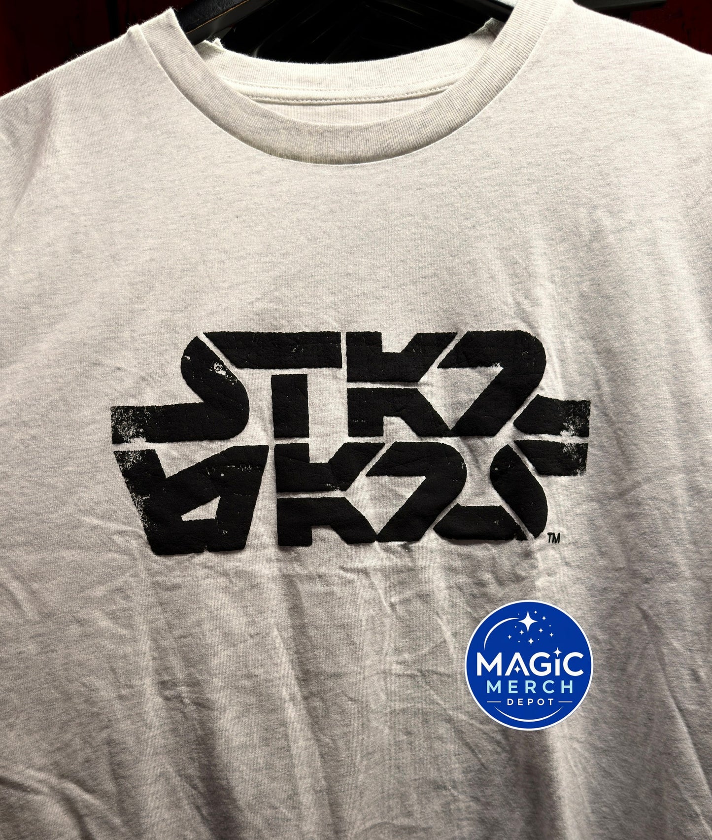 Disney Parks STAR WARS Logo AUREBESH White T-Shirt New 2026 ALL SIZES