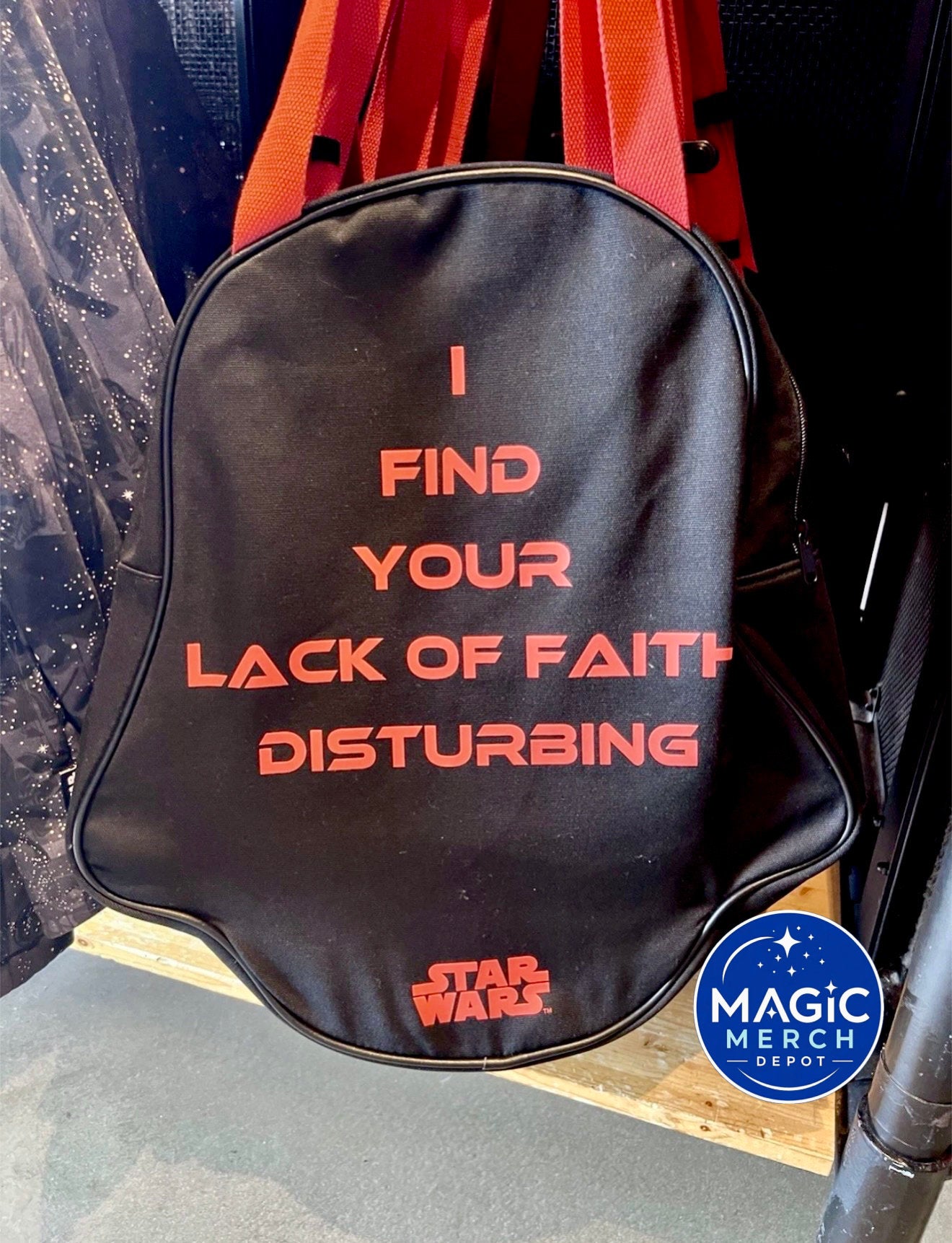 NEW💥Disney Parks 2026 Star Wars Darth Vader Big Face Tote Shoulder Bag