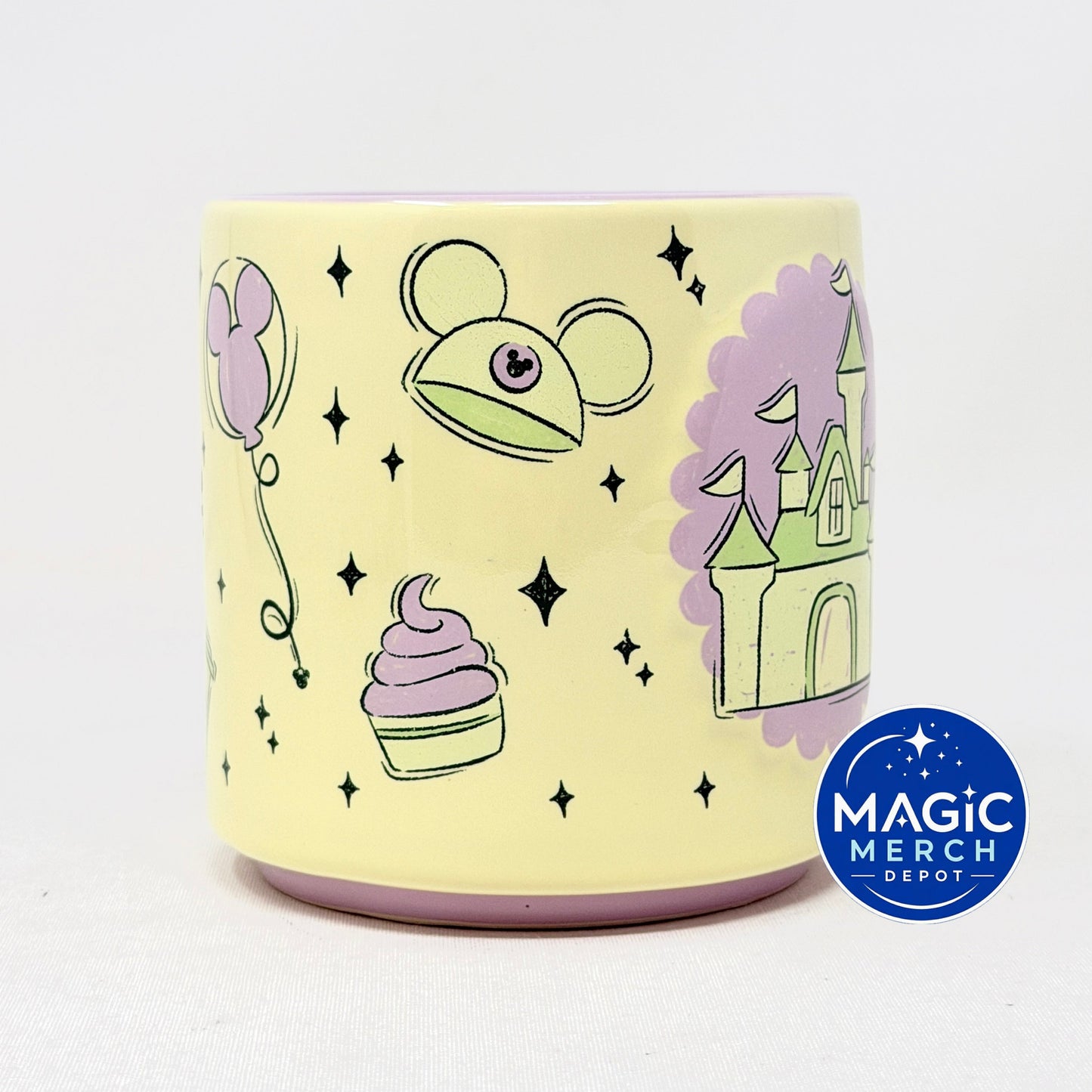 Disney Parks 2026 Starbucks Summertime Castle Lavender Matcha Ceramic Coffee Mug