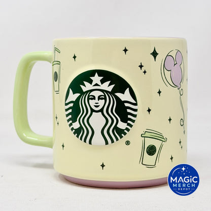Disney Parks 2026 Starbucks Summertime Castle Lavender Matcha Ceramic Coffee Mug