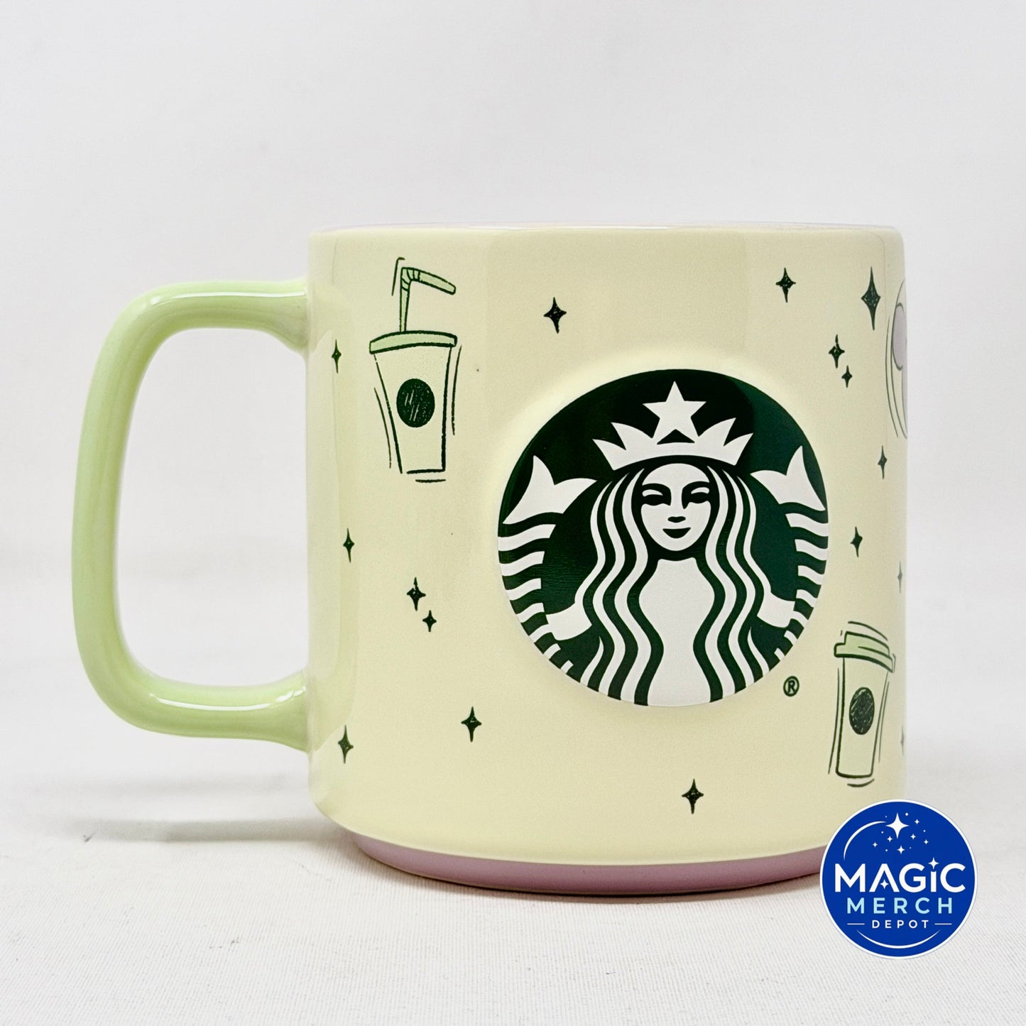 Disney Parks 2026 Starbucks Summertime Castle Lavender Matcha Ceramic Coffee Mug