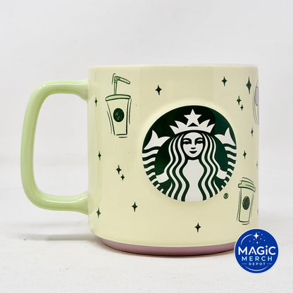 Disney Parks 2026 Starbucks Summertime Castle Lavender Matcha Ceramic Coffee Mug