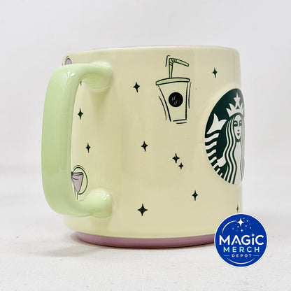 Disney Parks 2026 Starbucks Summertime Castle Lavender Matcha Ceramic Coffee Mug