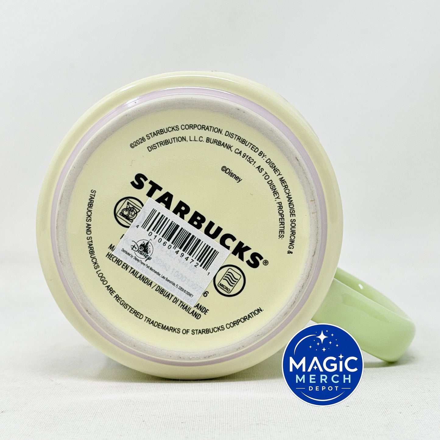 Disney Parks 2026 Starbucks Summertime Castle Lavender Matcha Ceramic Coffee Mug