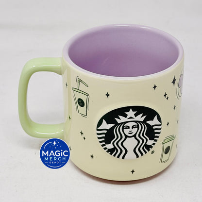 Disney Parks 2026 Starbucks Summertime Castle Lavender Matcha Ceramic Coffee Mug