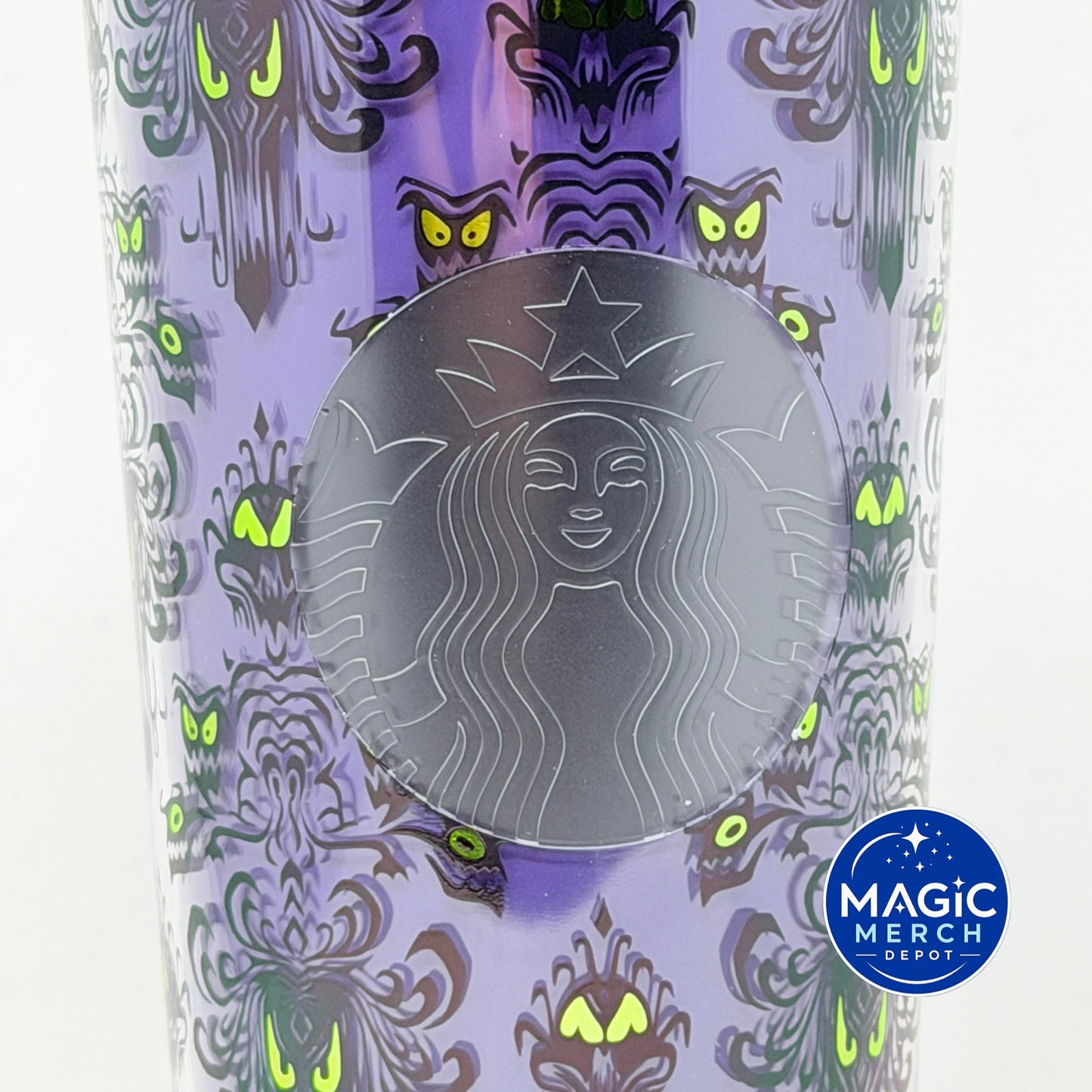 Disney Parks 2026 Starbucks Haunted Mansion Wallpaper Tumbler BUBBLE WRAPPED