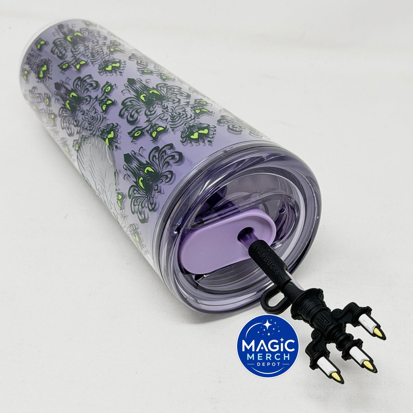 Disney Parks 2026 Starbucks Haunted Mansion Wallpaper Tumbler BUBBLE WRAPPED