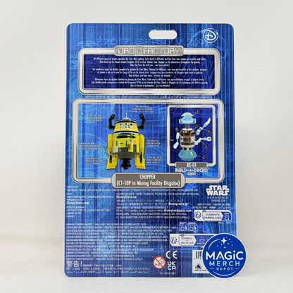 Disney Parks 2026 Star Wars Droid Factory Chopper C1-10P Build A Droid RX-01 NEW