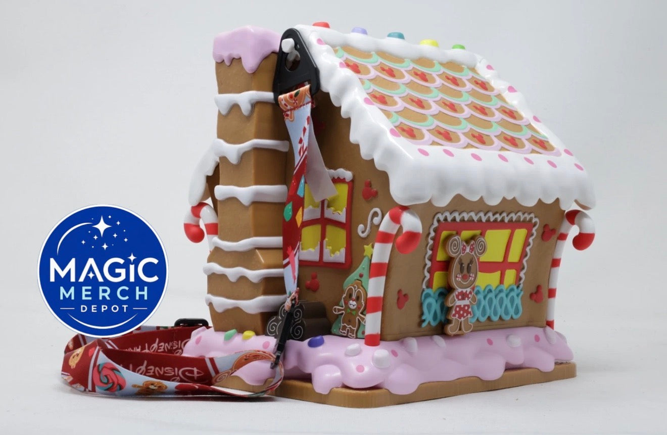Disney Parks Exclusive Mickey And Minnie Gingerbread House Popcorn Bucket 2025🎄