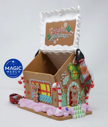 Disney Parks Exclusive Mickey And Minnie Gingerbread House Popcorn Bucket 2025🎄