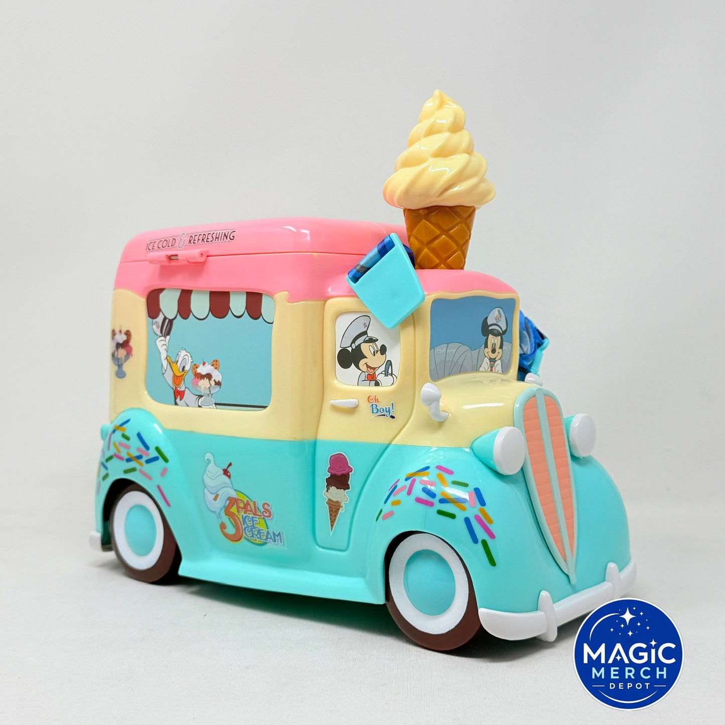 Disney Parks 2025 Mickey Mouse Ice Cream Truck Sundae Bucket Brand New