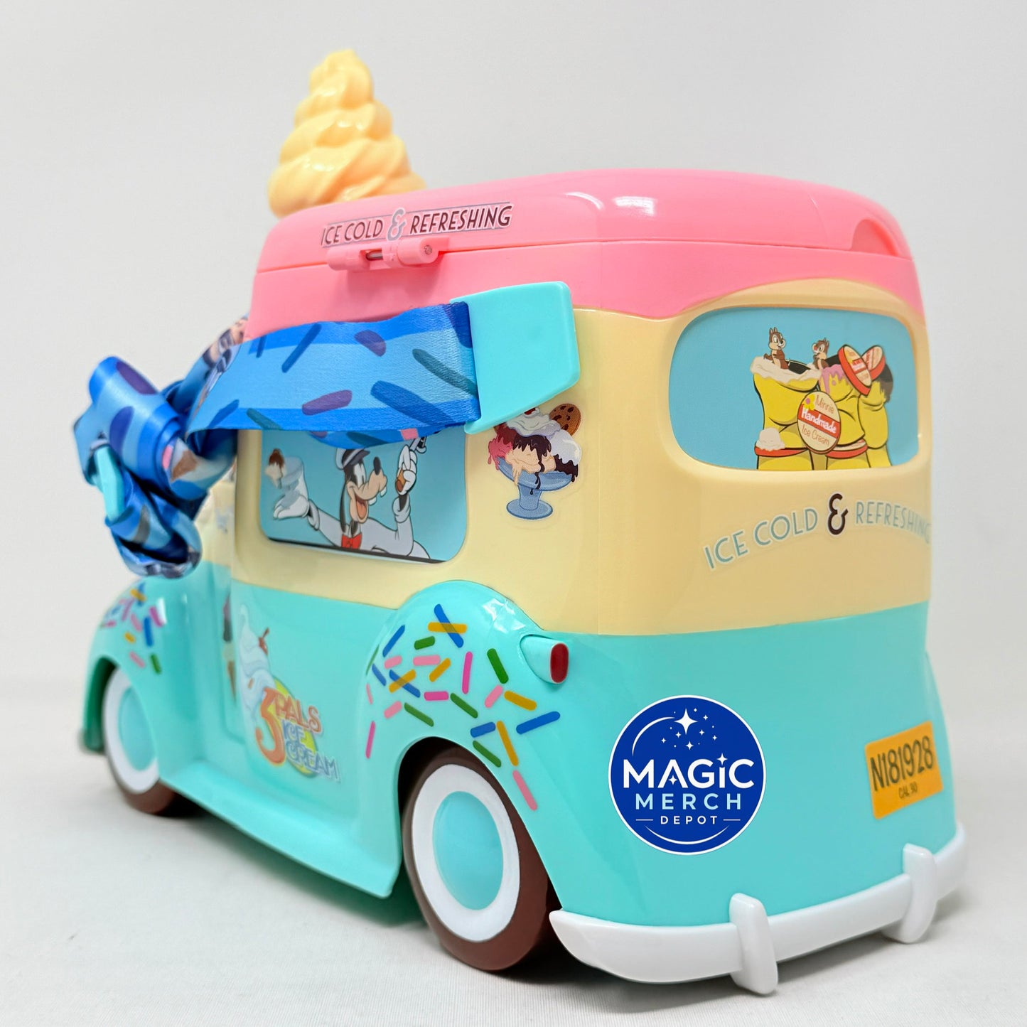 Disney Parks 2025 Mickey Mouse Ice Cream Truck Sundae Bucket Brand New