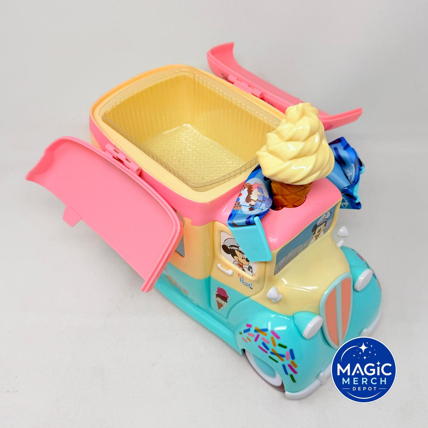 Disney Parks 2025 Mickey Mouse Ice Cream Truck Sundae Bucket Brand New