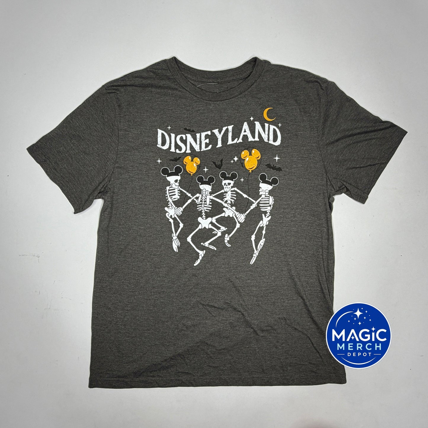 Disney Parks Storm Mickey Ears Skeletons Halloween T-Shirt New 2026 *All Sizes