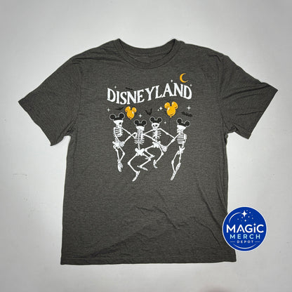 Disney Parks Storm Mickey Ears Skeletons Halloween T-Shirt New 2026 *All Sizes