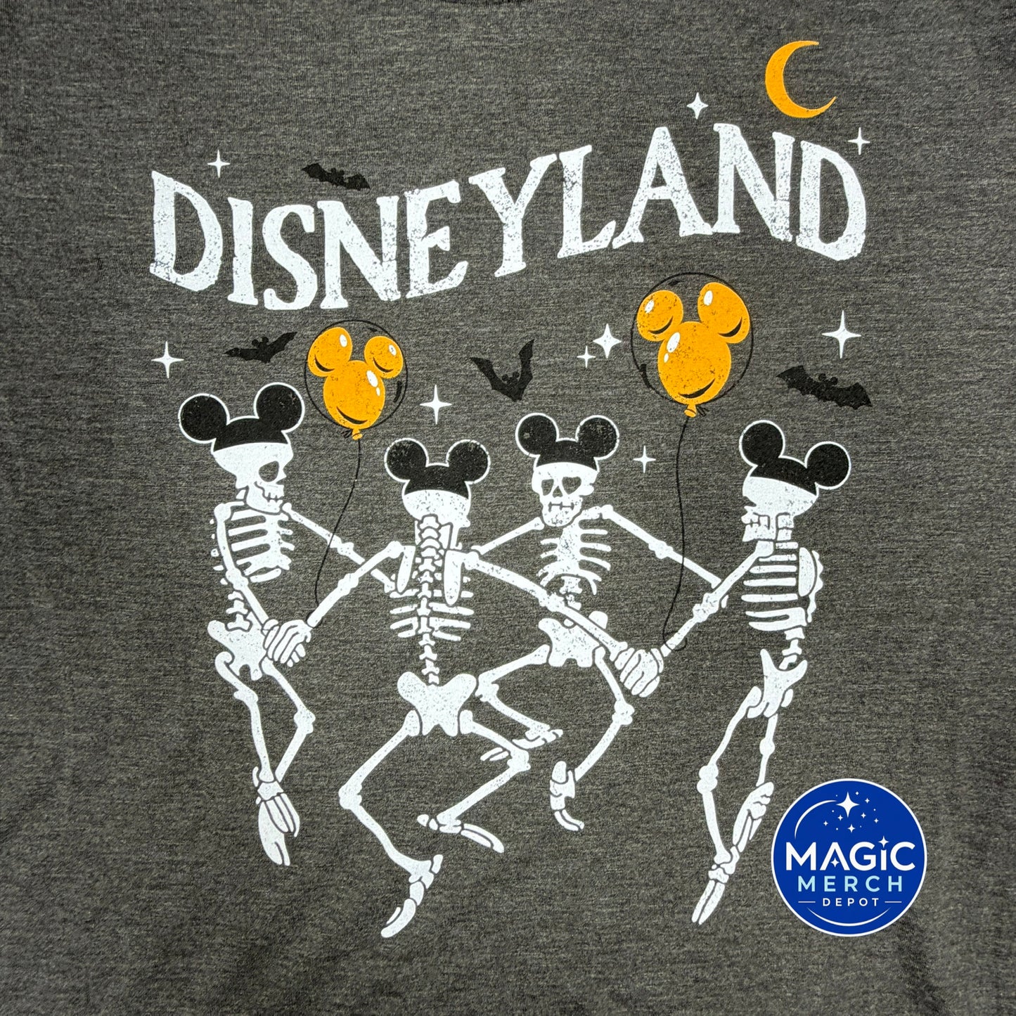 Disney Parks Storm Mickey Ears Skeletons Halloween T-Shirt New 2026 *All Sizes