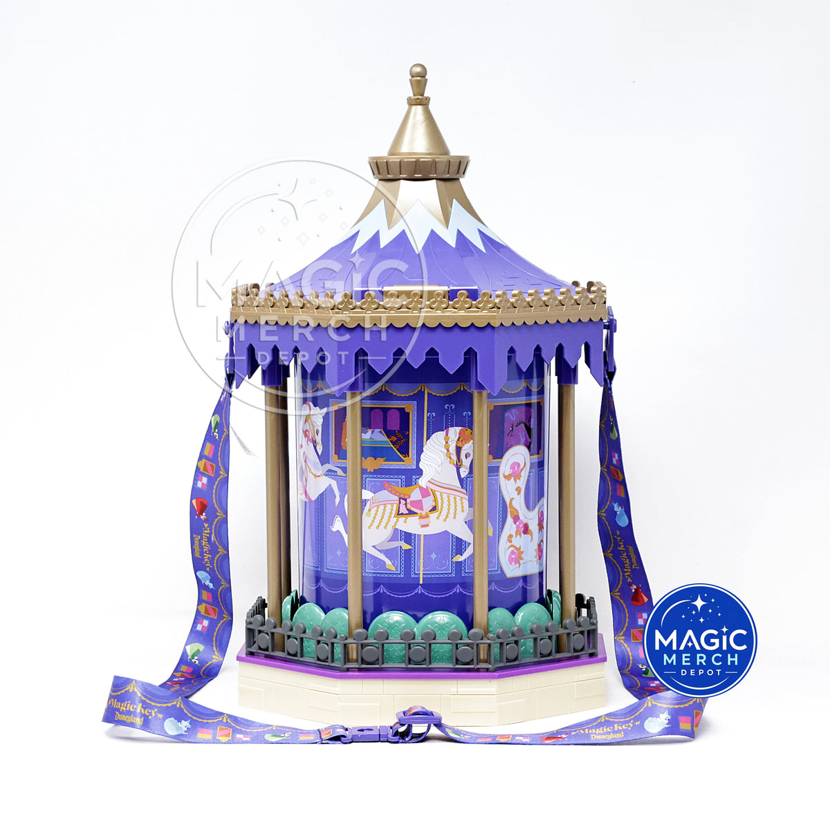2026 Disney Magic Key Holder King Arthur Carrousel Popcorn Bucket BUBBLE WRAPPED