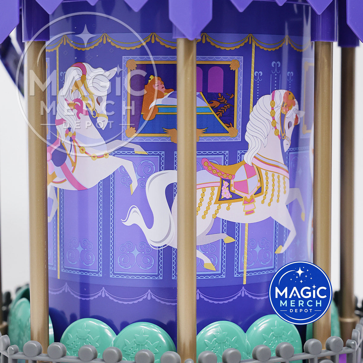 2026 Disney Magic Key Holder King Arthur Carrousel Popcorn Bucket BUBBLE WRAPPED