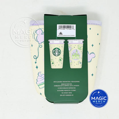Starbucks Haunted Mansion 16 oz + 24 oz Summertime Castle Mickey Ear Cup Sleeves