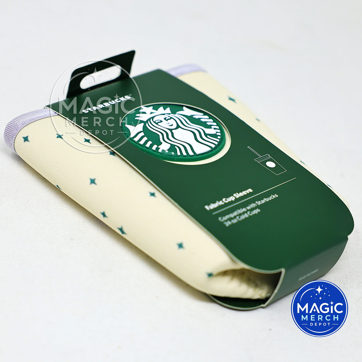 Starbucks Haunted Mansion 16 oz + 24 oz Summertime Castle Mickey Ear Cup Sleeves